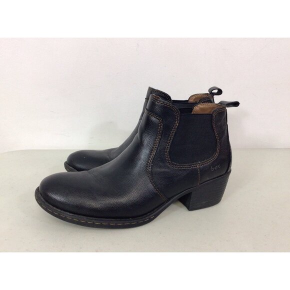 Born Leather Ankle Boots Womens 8 - Picture 1 of 9